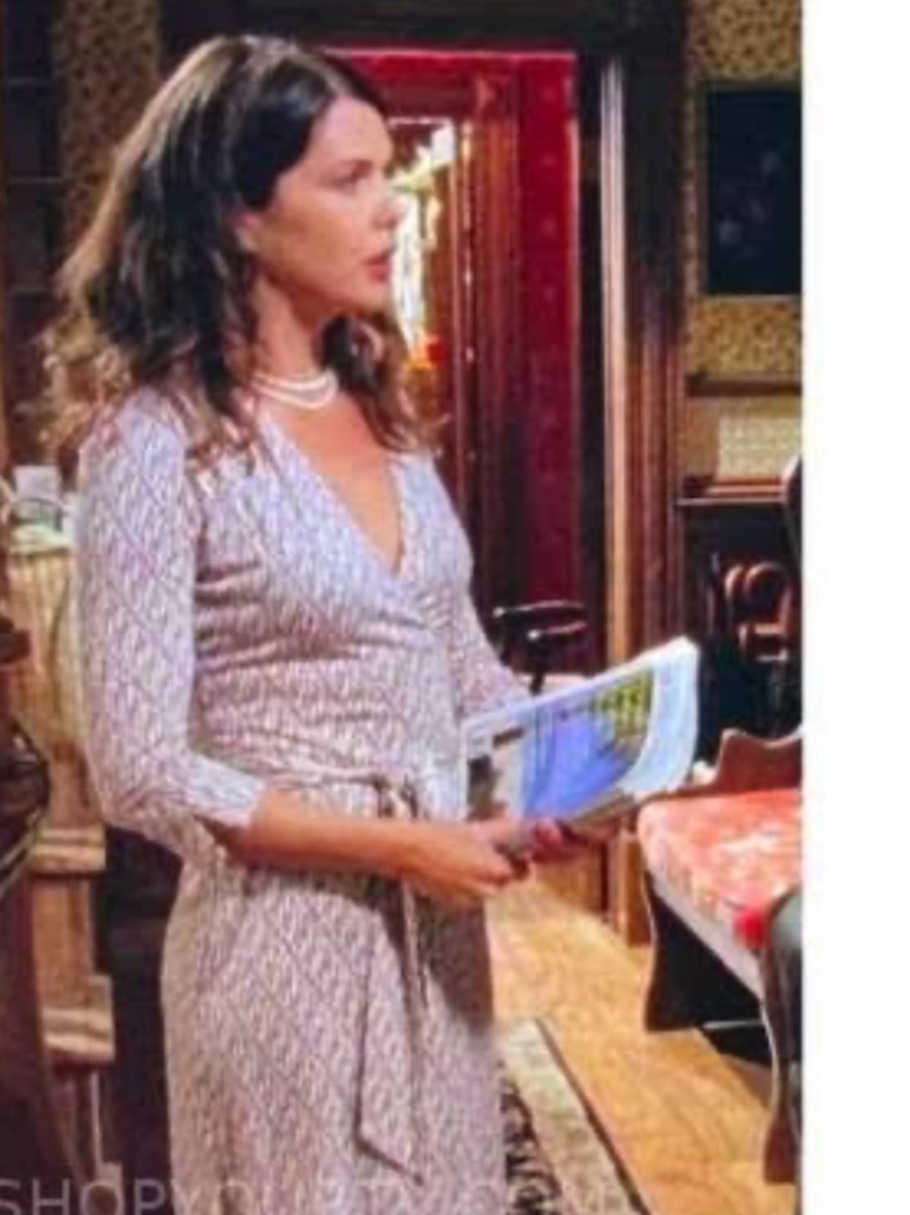Diane Von Furstenberg Wrap Dress ASO Gilmore Girls